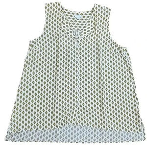 J. Jill Tunic Length Patterned Blouse XL